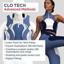 Load image into Gallery viewer, CLO3D Tech: Advanced Methods