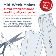 Load image into Gallery viewer, Mid-week Makes - make patterns to fit you!