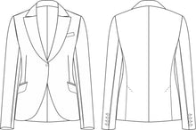 Load image into Gallery viewer, THE WOMEN'S 3 PANEL TAILORED JKT BLOCK- V#2- bust dart w/pkt slash