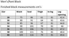 Load image into Gallery viewer, MENS BASIC TROUSER BLOCK