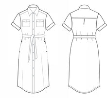 Load image into Gallery viewer, WOMENS SHIRT BLOCK- 2 front options