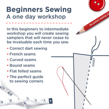 Load image into Gallery viewer, BEGINNERS SEWING- the perfect samplers for future projects- Collingwood
