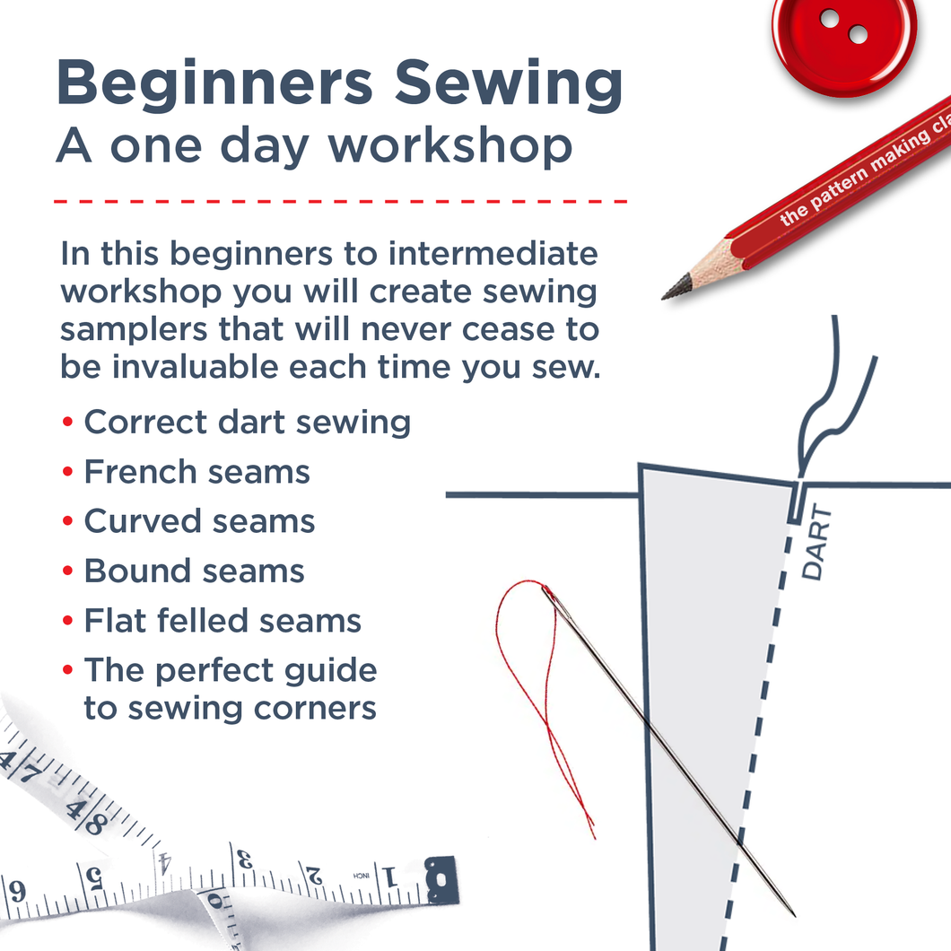 BEGINNERS SEWING- the perfect samplers for future projects - C - MAY 3rd