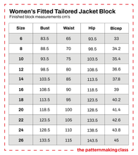 Load image into Gallery viewer, WOMENS FITTED TAILORED JACKET BLOCK

