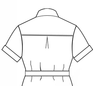 APPLIED SEWING- 2 piece shirt collar, the shirt sleeve placket & cuff & the perfect back yoke - NM