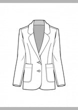 Load image into Gallery viewer, THE WOMEN&#39;S 3 PANEL TAILORED JKT BLOCK- V#1- side bust dart
